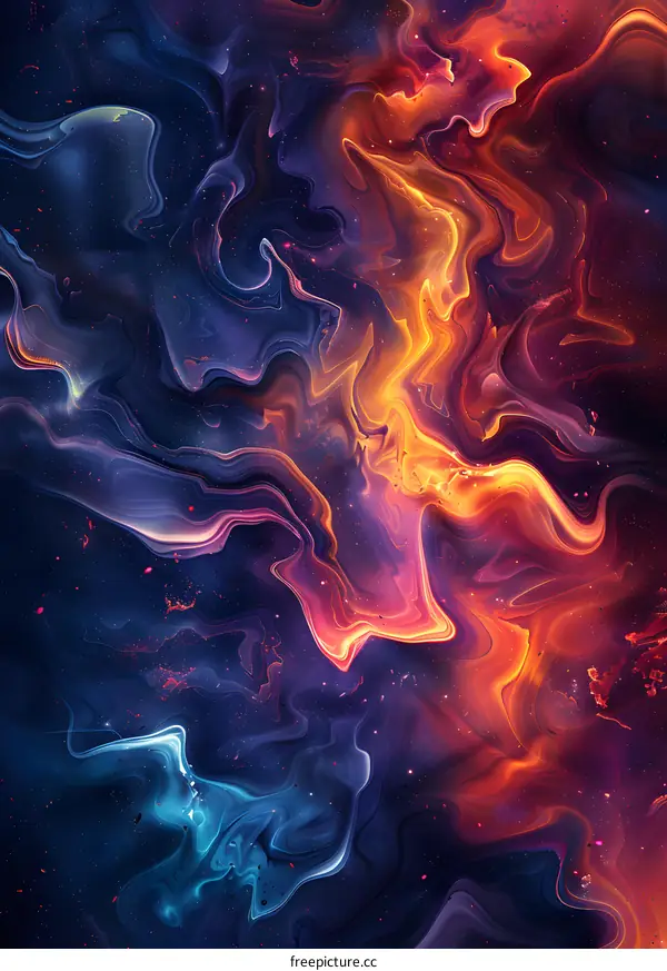 Colorful abstract painting