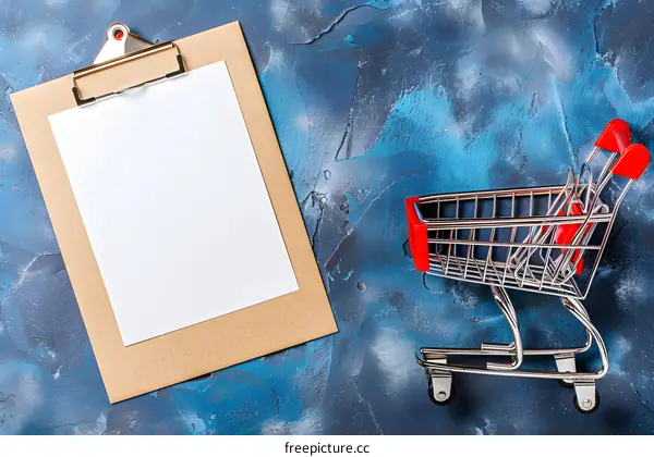 Shopping List With Empty Shopping Cart