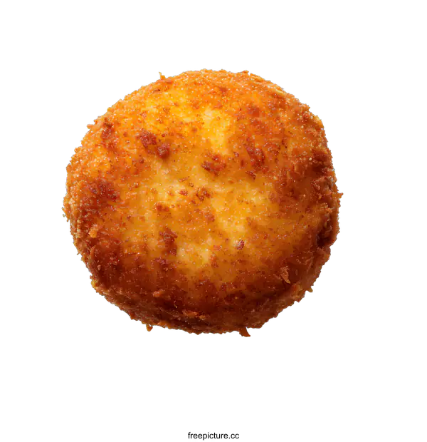 [Transparent Background PNG]Deep-fried Camembert cheese ball