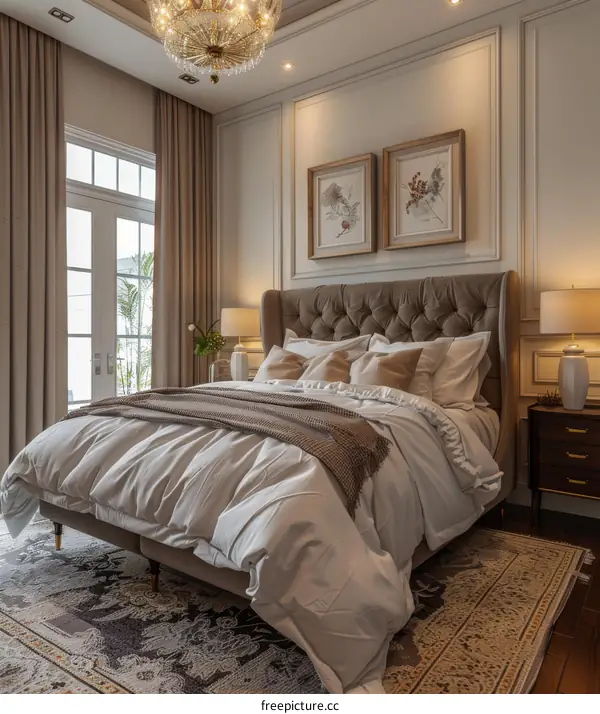 Modern European Style Luxury King Size Bedroom