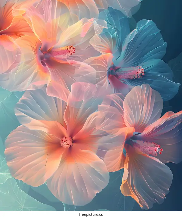 Abstract Floral Illustration