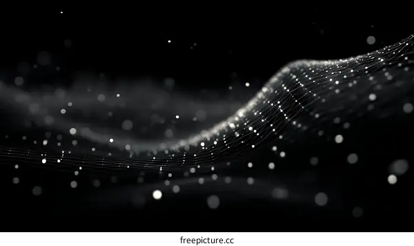 Abstract Digital Wave Technology Background Design