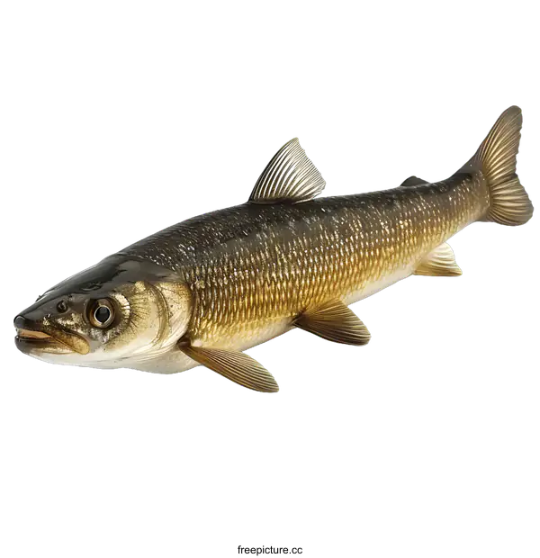 [Transparent Background PNG]Freshwater Fish on White Background