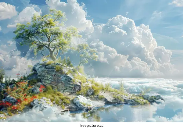 Fantasy Floating Island