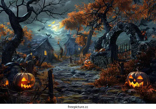 Halloween Pumpkin Monster