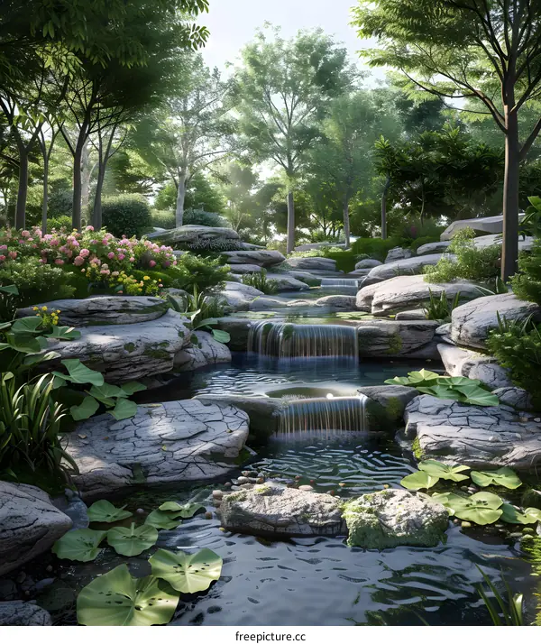 Landscape design renderings