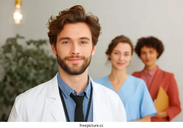 Medical Professionals Team Portrait