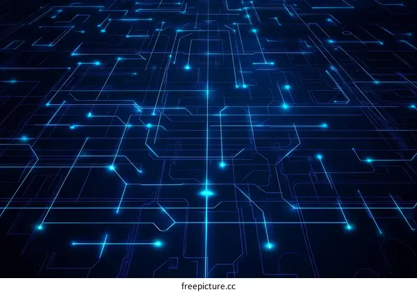 Abstract Circuit Board Design Background