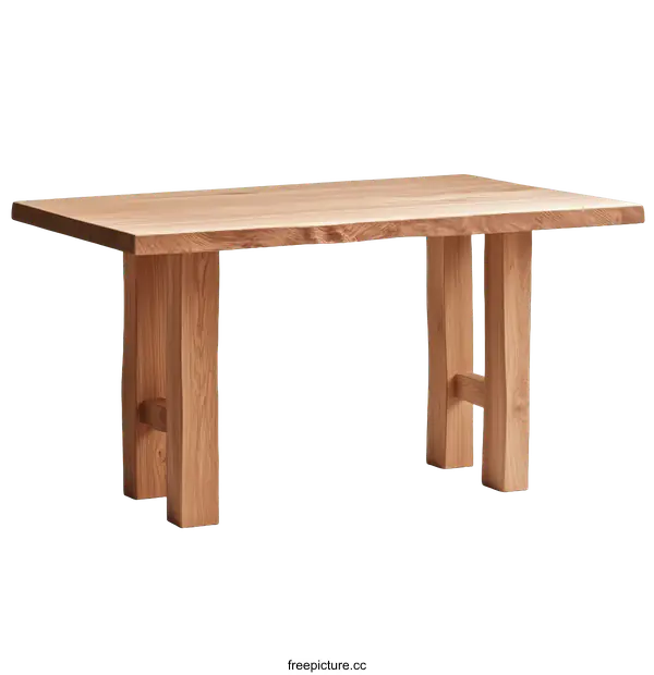[Transparent Background PNG]Modern Wooden Dining Table Design
