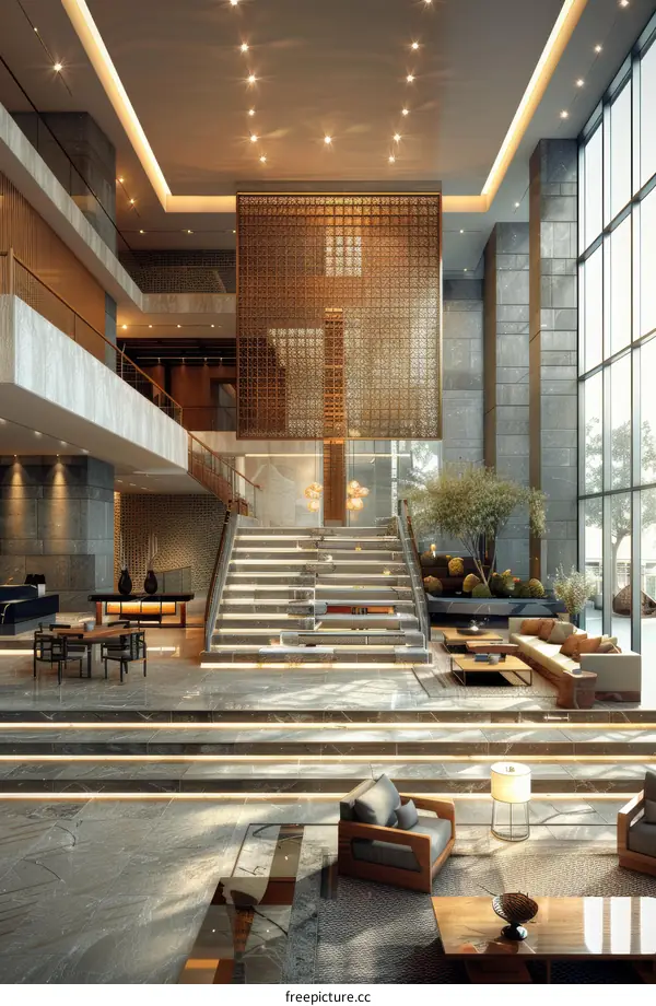 Modern Luxury Hotel Lobby Interior Design