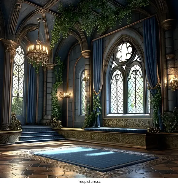 Ornate Interior Design of a Grand Palace