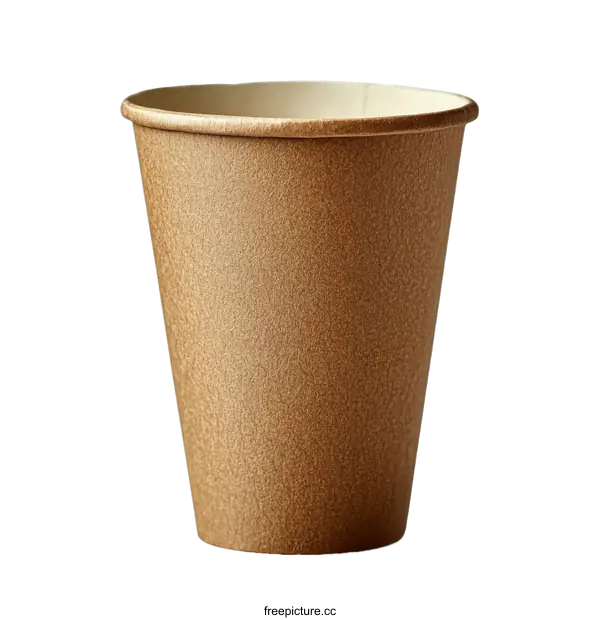 [Transparent Background PNG]Brown Paper Coffee Cup Image