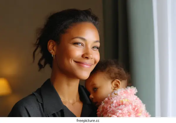 Mother and Child Bonding Moment Indoor