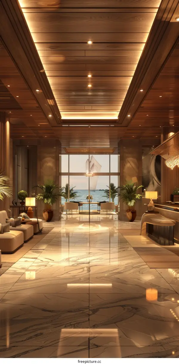 Luxury Hotel Lobby Interior Design
