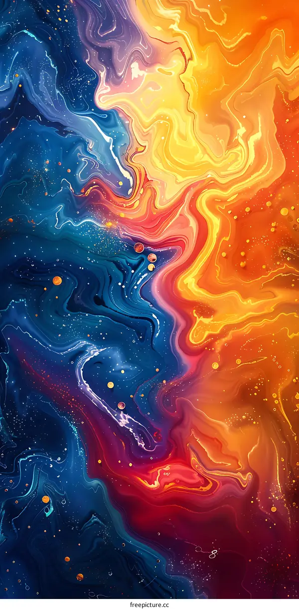 Colorful Liquid Painting