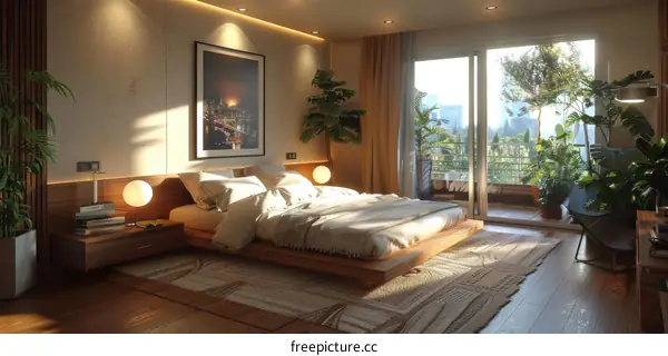 Modern Minimalist Bedroom Interior Design