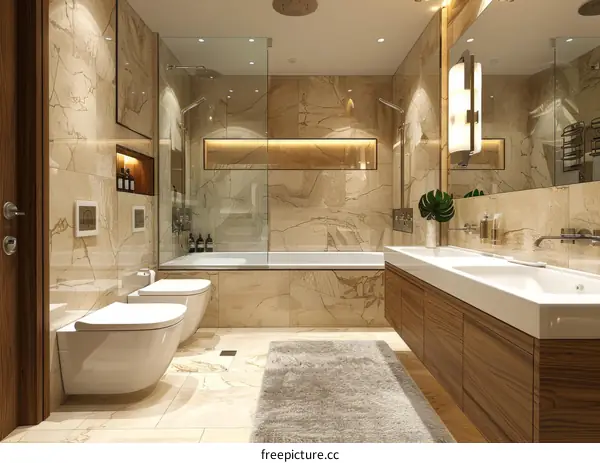 Modern Luxurious Bathroom Design