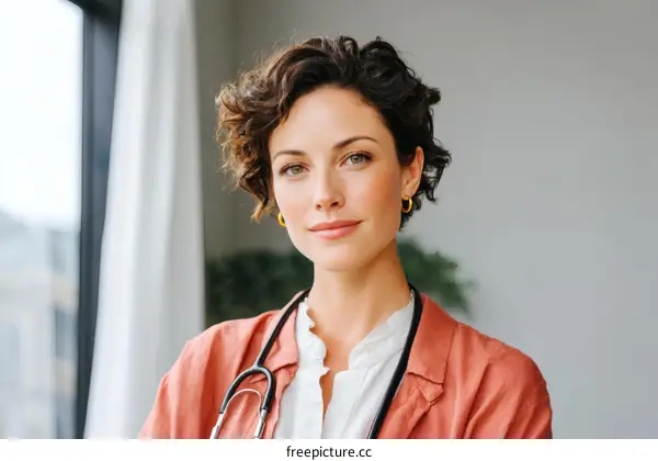 Confident Female Doctor Portrait