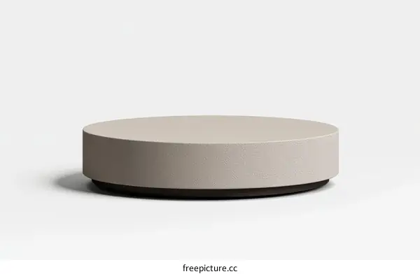 Modern Minimalist Round Display Platform