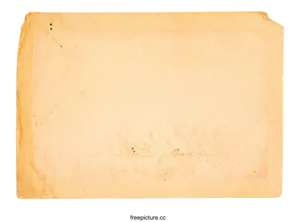 [Transparent Background PNG]Vintage Aged  Paper Background with  Scratches and  Marks