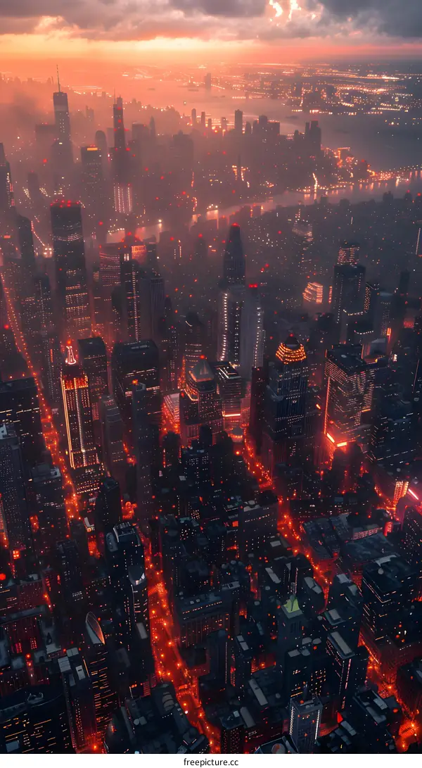 New York City Night View