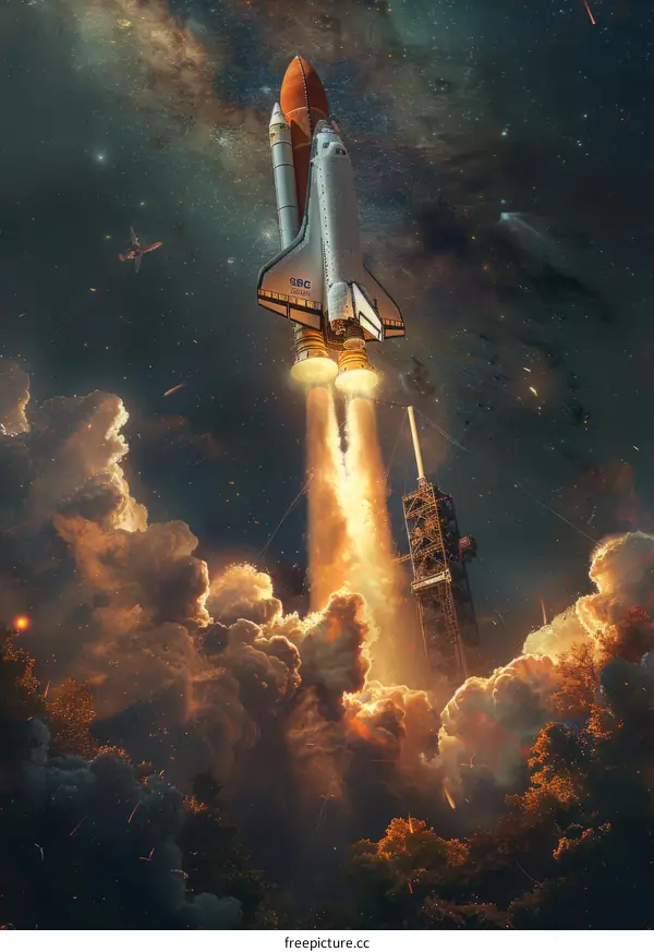 Space Shuttle Atlantis Launch