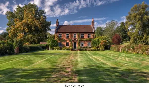 Breathtaking English Country House in the Rolling Countryside