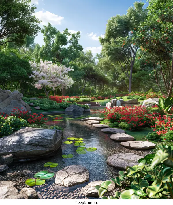 Exquisite Chinese Garden Landscape Design