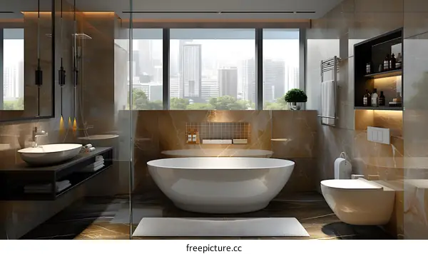 Luxury Hotel Bathroom