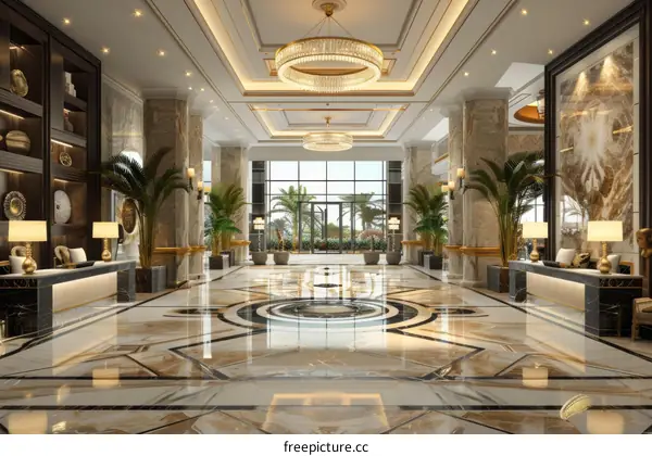 Luxury Hotel Lobby Interior Design