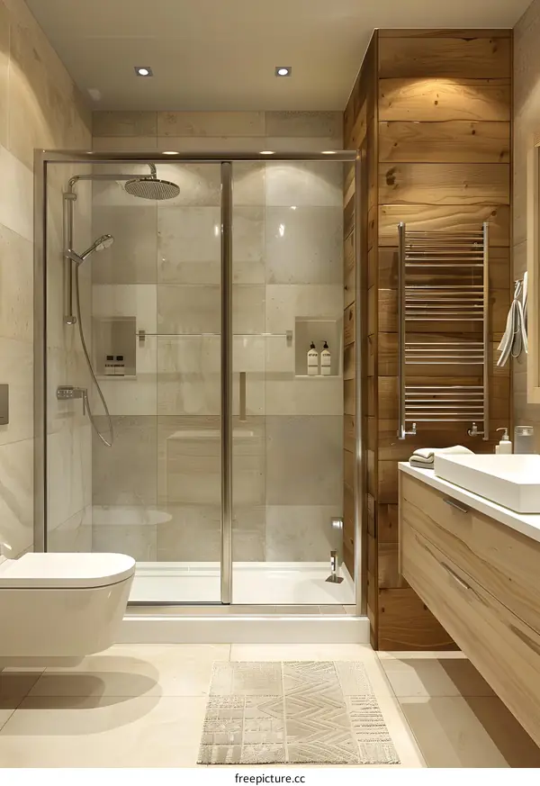 Modern and simple style bathroom