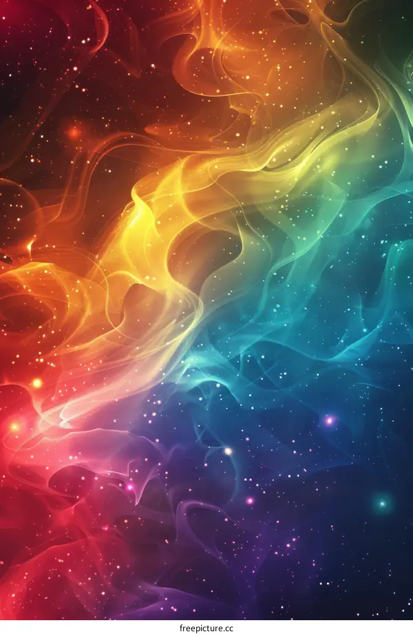 Cosmic Tapestry: A Hypnotic Panorama of Vibrant Nebulae