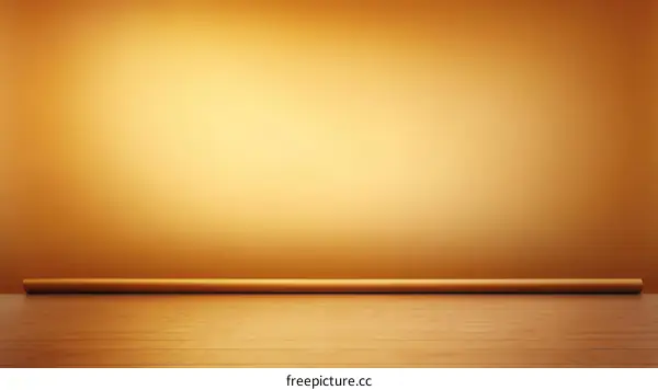 Empty Gold Studio Interior Background