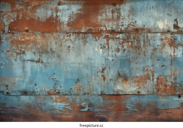 Blue and brown grunge background texture