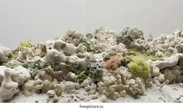 Abstract Coral Reef Sculpture Art