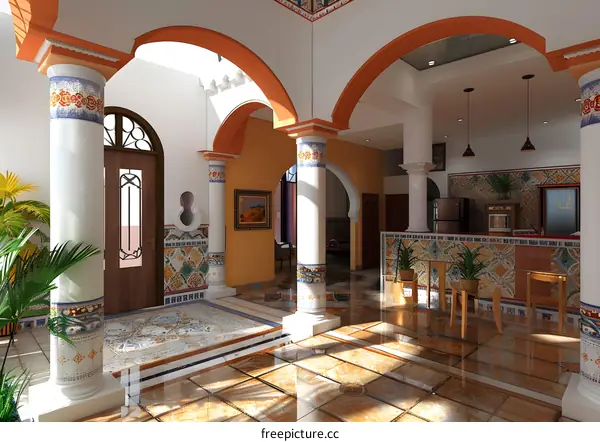 Modern Spanish Style Interior Design