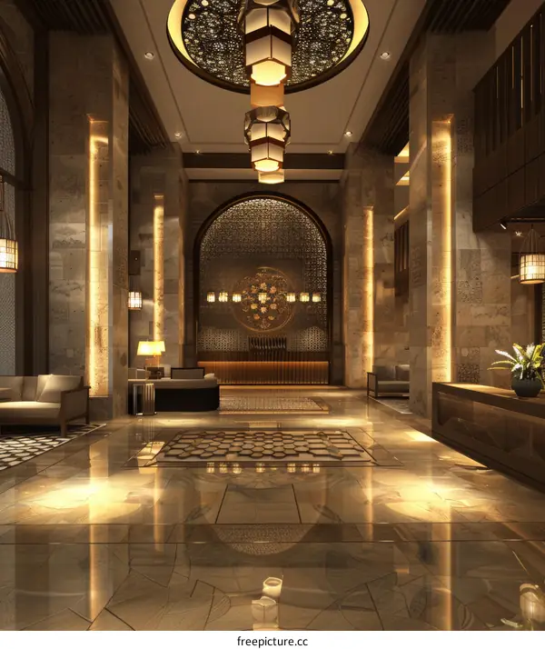Luxury Hotel Lobby Interior Design