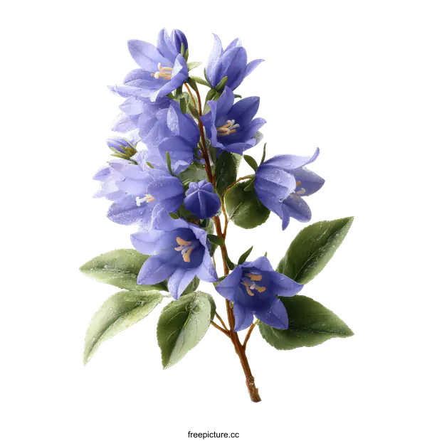 [Transparent Background PNG]Beautiful Purple Flower Bouquet Close-up