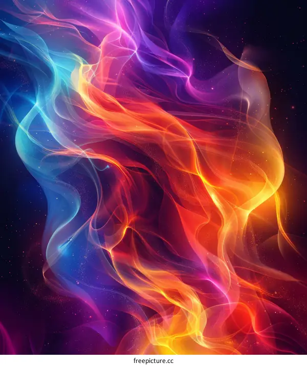 Abstract Colorful Energy Flow