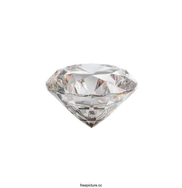 [Transparent Background PNG]Sparkling Diamond Gemstone Illustration