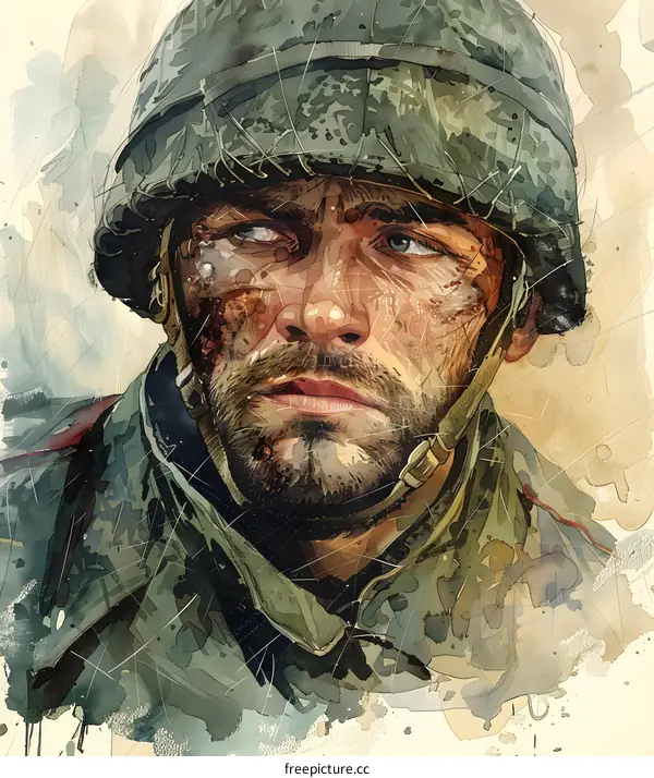 Portrait of a soldier