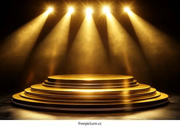 Golden Award Stage Illustration