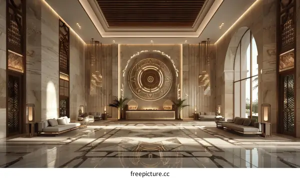 Modern Luxury Hotel Lobby Interior Design