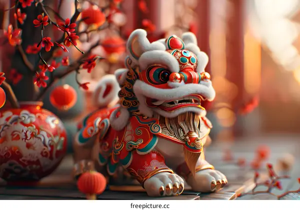 Lion dance