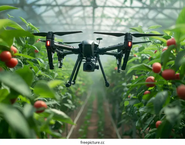 Drone Technology in Greenhouse Farming