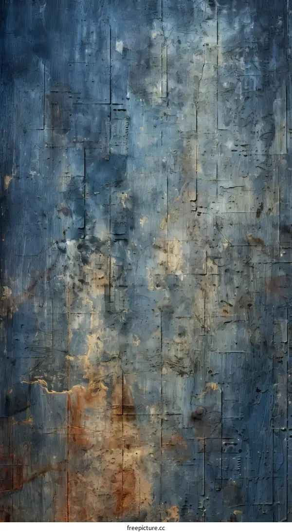 Blue wooden texture background