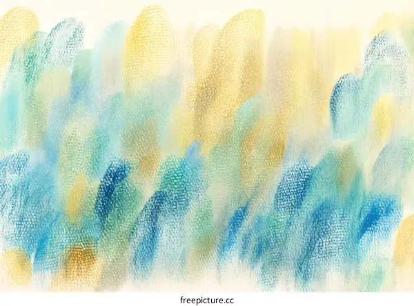 Abstract Colorful Brushstrokes Painting