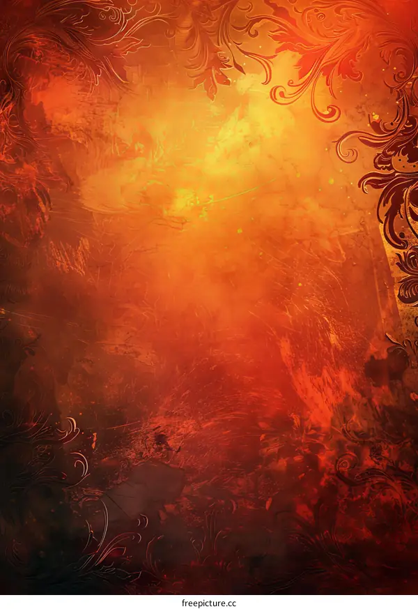 Golden Retro Geometric Pattern Design