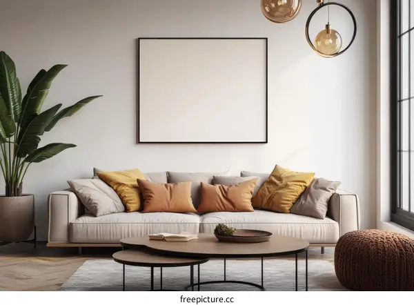 Modern Minimalist Living Room Interior Design