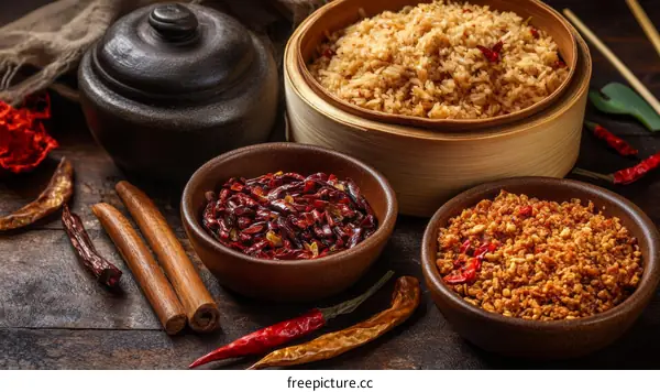 Aromatic Asian Rice Dish with Spices
